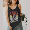 Retro Life Is Better With Boston Terrier Mom Dog Lover Flowy Tank, funny design