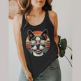 Retro Sunset Sunglasses Boston Terrier Boston Bull Bostie Flowy Tank, funny design