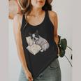 Sleepy Boston Terrier Pajama Men Women Kids Flowy Tank, funny design