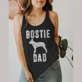 Vintage Boston Terrier Dad Dog Daddy Bostie Father Flowy Tank, funny design