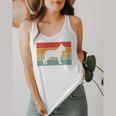 Boston Terrier Dog Lover Retro Vintage Cool For Dog Owner Flowy Tank, funny design