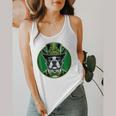 Boston Terrier Dog St Patricks Day Irish Pet Lover Men Women Kids Flowy Tank, funny design