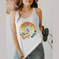 Boston Terrier Guitar Retro Flowy Tank, funny design