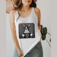 Boston Terrier Mug Shot Guilty Dog Flowy Tank, funny design