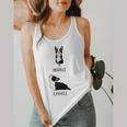 Inhale Exhale Yoga Boston Terrier Tshirt Flowy Tank, funny design