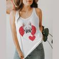Valentine's Day Boston Terrier Flowy Tank, funny design