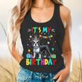 My Birthday Colorful Costume Boston Terrier Party Flowy Tank, gift for family, gift for coworker