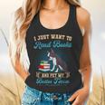 Boston Terrier American Gentleman Bibliophile Book Lover Flowy Tank, gift for family, gift for coworker