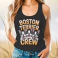 Boston Terrier Crew Cartoon For Dog Owner Pet Boston Terrier Flowy Tank, gift for family, gift for coworker