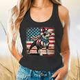 Boston Terrier Dog 4th Of July USA American Flag Patriotic Flowy Tank, gift for family, gift for coworker