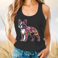 Boston Terrier Floral Dog Lover Vintage Distressed For Men Women Kids Flowy Tank, gift for family, gift for coworker