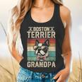Boston Terrier Grandpa Dog Lover Father's Day Flowy Tank, gift for family, gift for coworker