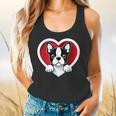 Boston Terrier Heart Cute Puppy Lover Or Dog Owner Flowy Tank, gift for family, gift for coworker