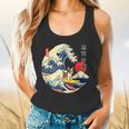 Boston Terrier Japanese Kanagawa Wave Surf Loyal Dog Men Women Kids Flowy Tank, gift for family, gift for coworker