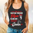 Boston Terrier Mom American Gentleman Dog Mother's Day Flowy Tank, gift for family, gift for coworker