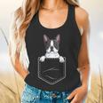Boston Terrier In The Pocket Cute Boston Terrier Dog Lovers For Men Women Girls Kids Flowy Tank, gift for family, gift for coworker