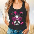 Boston Terrier Valentines Day Shirt Heart Dog Lover Flowy Tank, gift for family, gift for coworker