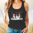 Christmas Boston Terrier Santa Dog Lover Flowy Tank, gift for family, gift for coworker