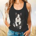 Dog Lovers Boston Terrier In Pocket Dog Face For Men Women Kids Flowy Tank, gift for family, gift for coworker
