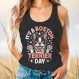It’s A Boston Terrier Day Pet Cute Dog Lover Cartoon Flowy Tank, gift for family, gift for coworker