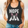 Nope Boston Terrier Puppy Dog Bostie Lover Men Women Girls Kids Flowy Tank, gift for family, gift for coworker
