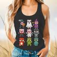 Pig Spooky Ghost Witch Boo-Jee Horror Pumpkin Pig Halloween Flowy Tank, gift for family, gift for coworker