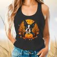 Pumpkin Boston Terrier Costume On Boston Terrier Halloween Flowy Tank, gift for family, gift for coworker