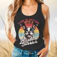Retro Life Is Better With Boston Terrier Mom Dog Lover Flowy Tank, gift for family, gift for coworker