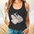 Sleepy Boston Terrier Pajama Men Women Kids Flowy Tank, gift for family, gift for coworker