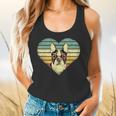 Vintage American Boston Terrier Lovers Valentine's Day Flowy Tank, gift for family, gift for coworker