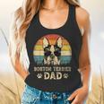 Vintage Boston Terrier Dad Dog Lovers Father's Day Tee Flowy Tank, gift for family, gift for coworker
