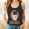 Vintage Boston Terrier Grandma Wear Sunglasses Dog Lover Men Women Girls Kids Flowy Tank, gift for family, gift for coworker