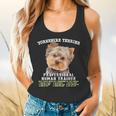 Yorkshire Terrier Yorkie Dog Professional Human Trainer Flowy Tank, gift for family, gift for coworker