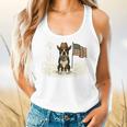 Boston Terrier 4th Of July US American Flag Dog Patriotic Flowy Tank, gift for family, gift for coworker