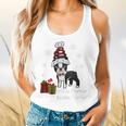 Boston Terrier Christmas T Shirt-Life Is Merrier Premium Tri-Blend Flowy Tank, gift for family, gift for coworker