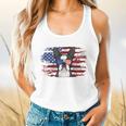 Boston Terrier Dad American Flag 4th Of July Dog Fathers Day Flowy Tank, gift for family, gift for coworker
