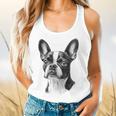 Boston Terrier Dog Motif Pet Illustration Boston Terrier For Men Women Kids Flowy Tank, gift for family, gift for coworker