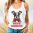 Boston Terrier Grandma Dog Lovers Puppy Bostie Owner Flowy Tank, gift for family, gift for coworker