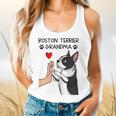 Boston Terrier Grandma Mother's Day Dog Mom Flowy Tank, gift for family, gift for coworker