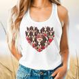 Boston Terrier Heart Valentine Boston Terrier Flowy Tank, gift for family, gift for coworker
