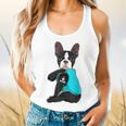 Boston Terrier I Love Mom Apparel Flowy Tank, gift for family, gift for coworker