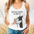 Boston Terrier Mom Dogs Mum Woman Flowy Tank, gift for family, gift for coworker