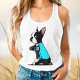 Boston Terrier Tattoos I Love Mom Flowy Tank, gift for family, gift for coworker