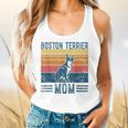 Dog Boston Terrier Mom Vintage Boston Terrier Mom Flowy Tank, gift for family, gift for coworker