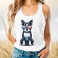 USA Flag Boston Terrier Best Dog Mom Ever 2025 Flowy Tank, gift for family, gift for coworker