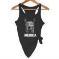 4th July Blue Heeler Dog Merica Patriotic USA Flag Cute Flowy Tank, novelty gifts, funny gifts