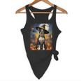 Aesthetic Halloween Boston Terrier Dog Witch Pumpkin For Men Women Kids Flowy Tank, novelty gifts, funny gifts