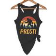 Bigfoot Sasquatch Prost Retro Bavarian Oktoberfest Men Women Flowy Tank, novelty gifts, funny gifts