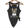 Birthday And Mother's Day -Boston Terrier Mom Flowy Tank, novelty gifts, funny gifts