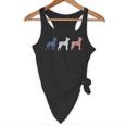 Boston Terrier 4th Of July Dog Patriotic USA Flag Man Woman Flowy Tank, novelty gifts, funny gifts